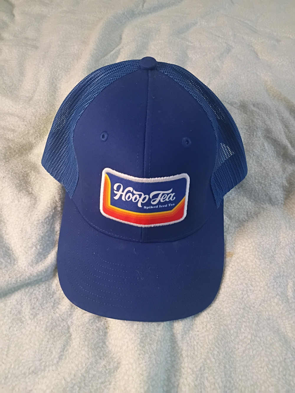 Hoop Tea Blue Trucker Hat